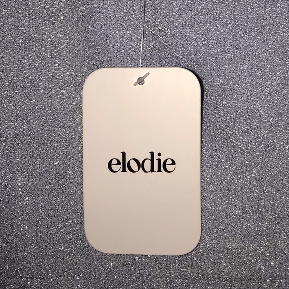 NWT Long Sleeve Mock Neck Cut Out Stretch Crop Top Ice Blue Shimmer - Picture 8 of 10